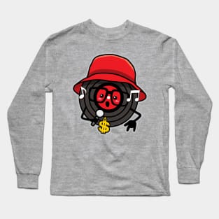 Rap Music 80s Record Kawaii Art Long Sleeve T-Shirt